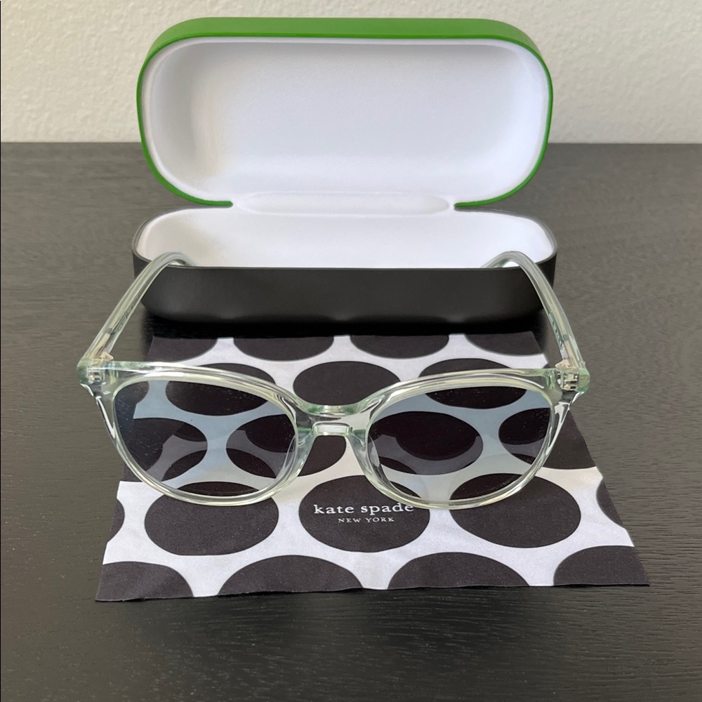 Kate Spade Minty Green Transparent Sunglasses NWT - Picture 11 of 11